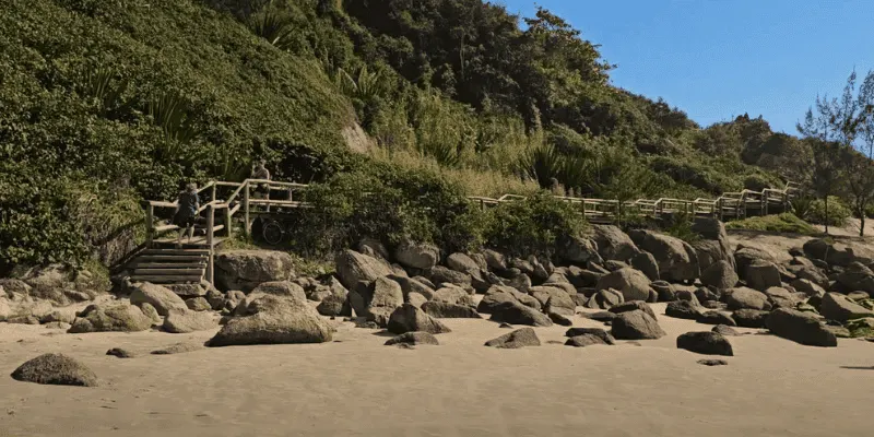 Mar da Praia do Siriú, em Garopaba (SC)